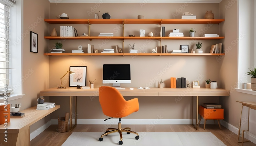 Fototapeta premium Photo interior modern design room 3d illustration