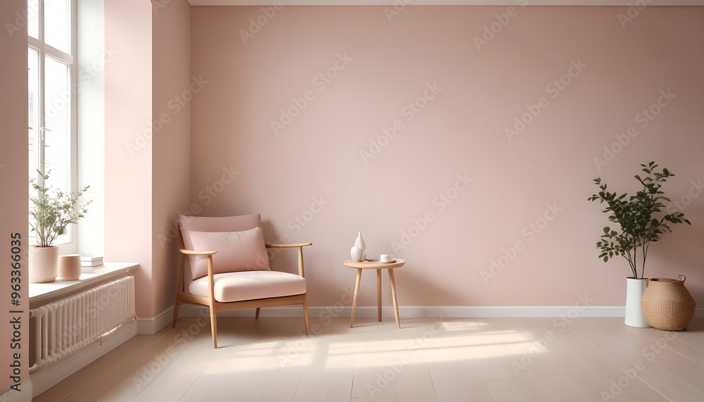 Photo interior modern design room 3d illustration Photo interior modern design room 3d illustration