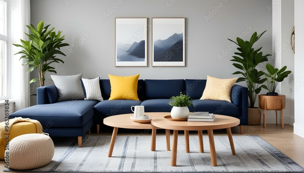 Photo interior modern design room 3d illustration Photo interior modern design room 3d illustration