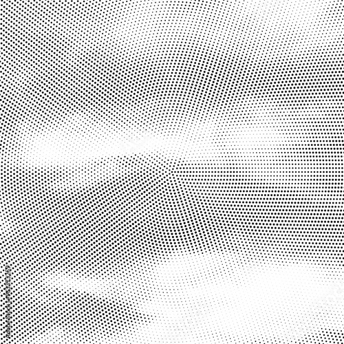 Vector Halftone Pattern. Set of Dots. Dotted Texture on White Background. Overlay Grunge Template. Distress Linear Design. Fade Monochrome Points. Pop Art Backdrop.