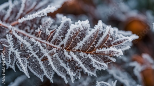 Wallpaper Mural frost covered branches Torontodigital.ca