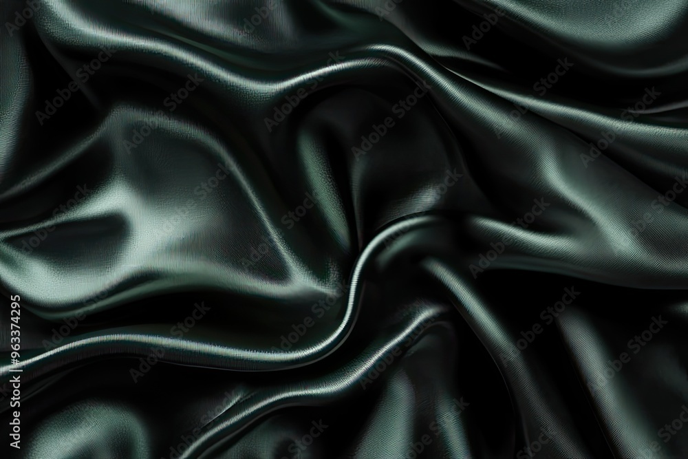 Dark green satin fabric with soft folds. Perfect for backgrounds, textures, or product mockups. Dark green satin fabric with soft folds. Perfect for backgrounds, textures, or product mockups.