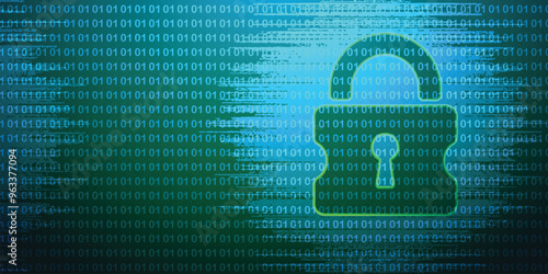 Closed padlock on a digital background symbolizing cybersecurity"