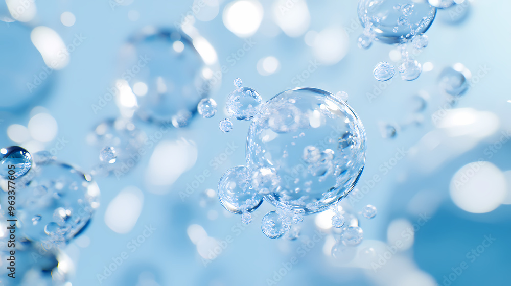 Molecular structure with a tech feel Molecular structure with a tech feel