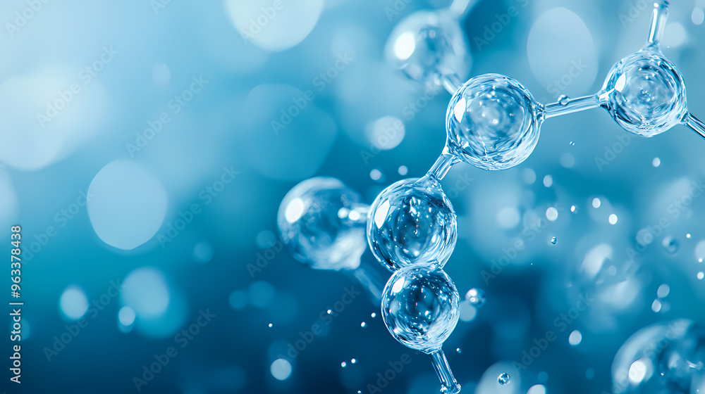 Molecular structure with a tech feel Molecular structure with a tech feel