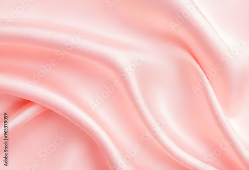 Abstract pink satin fabric background.