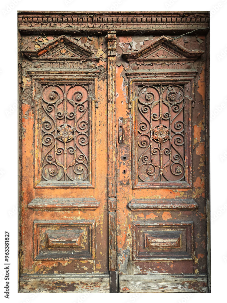 Isolated door image for design Isolated door image for design