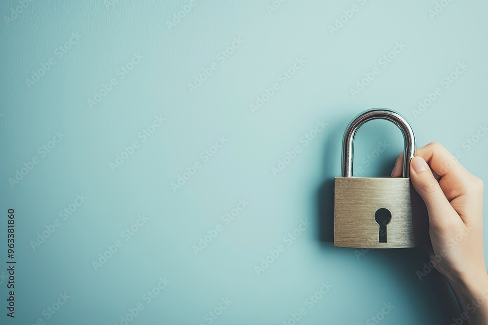 The Moment of Revelation: A Hand Gently Unlocks a Padlock, Symbolic of Opening Doors to New Possibilities. The Moment of Revelation: A Hand Gently Unlocks a Padlock, Symbolic of Opening Doors to New Possibilities.
