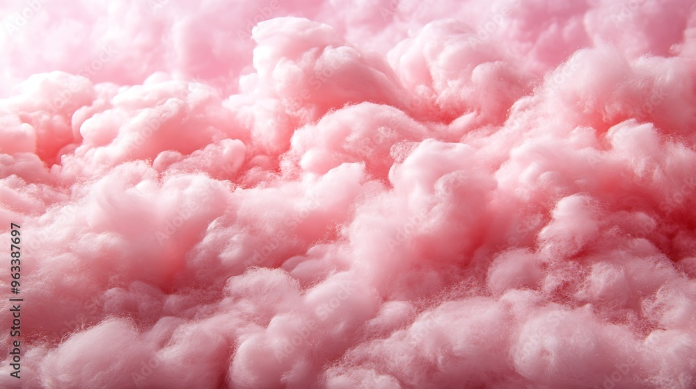 Pink fluffy clouds filling the entire frame creating a soft dreamy and abstract background. Pink fluffy clouds filling the entire frame creating a soft dreamy and abstract background.