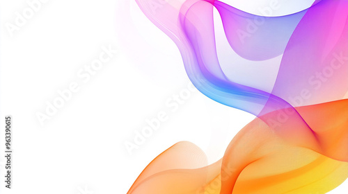 Wallpaper Mural Colorful triangular abstract background. 3d abstract wallpaper. Liquid metal rainbow waves banner.  Torontodigital.ca