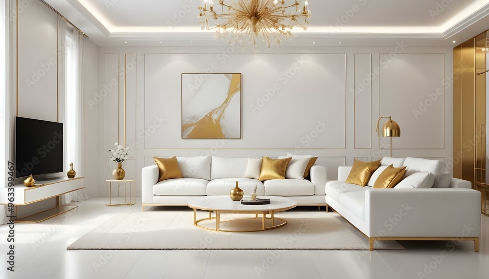 Photo interior modern design room 3d illustration Photo interior modern design room 3d illustration