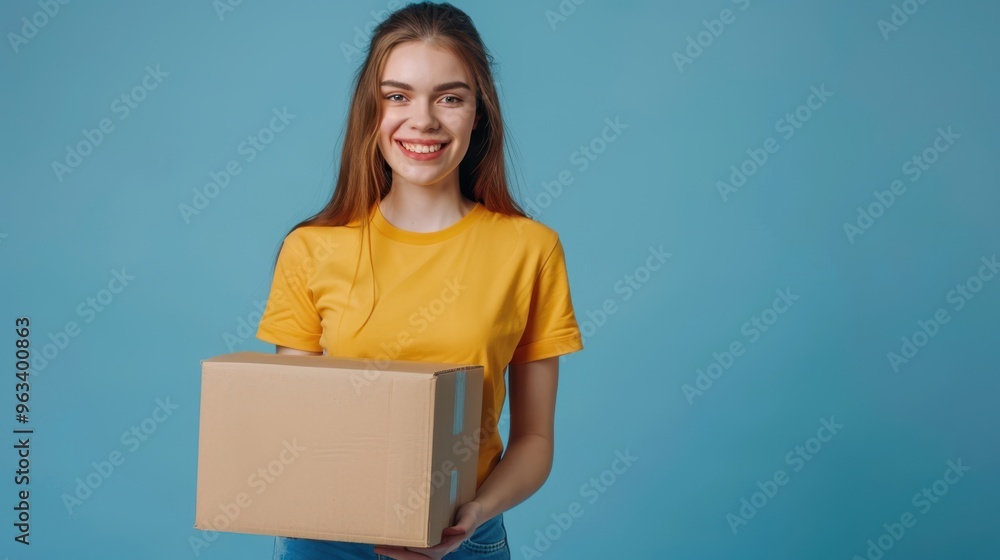 The Woman Holding a Box The Woman Holding a Box