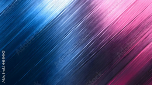 Blue Pink Abstract Background Illustration - Diagonal Lines, Stripes, Metallic, Gradient, Texture