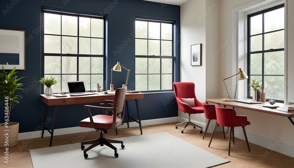 Photo interior modern design room 3d illustration Photo interior modern design room 3d illustration