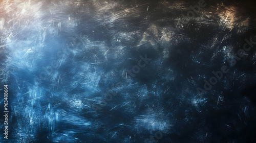 Dark Blue and Gold Textured Abstract Background Image