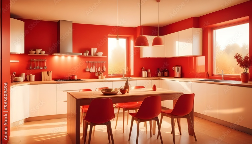 Photo interior modern design room 3d illustration Photo interior modern design room 3d illustration