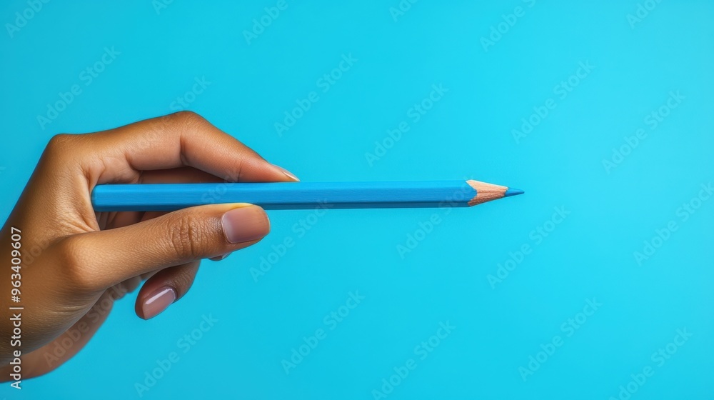 The Blue Pencil in Hand The Blue Pencil in Hand