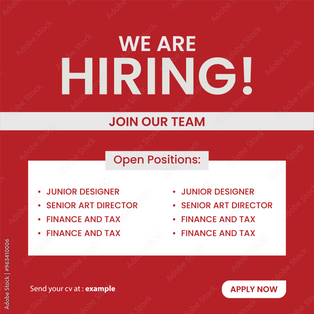 We are hiring. we're hiring creative concept. Hiring creative work. open vacancy design We are hiring. we're hiring creative concept. Hiring creative work. open vacancy design