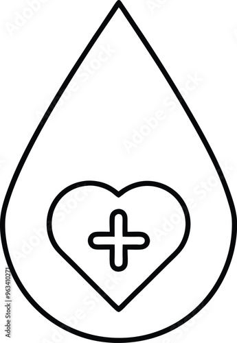blood-donation-doodle-line-icon 