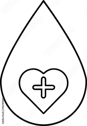 blood-donation-doodle-line-icon 