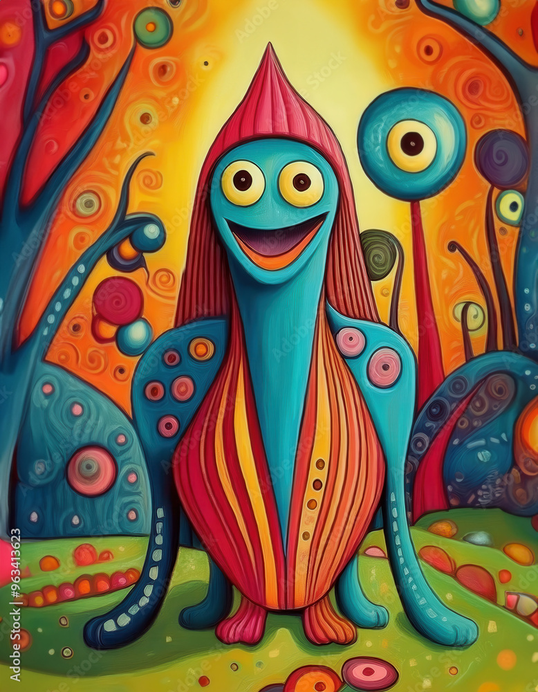 Cartoon Sea Creature Cartoon Sea Creature