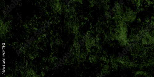 Abstract Dark grunge green concrete. Grungy green canvas background or texture. Backdrop dark paper texture grungy background.