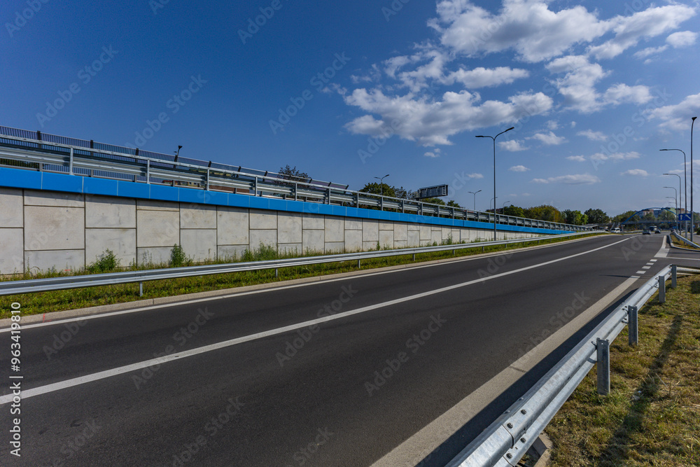 Viaduct in Częstochowa, Aleja Wojska Polskiego, European Road 75 Viaduct in Częstochowa, Aleja Wojska Polskiego, European Road 75