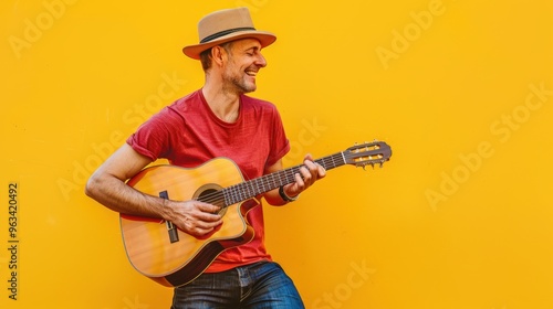 The Musician with Guitar