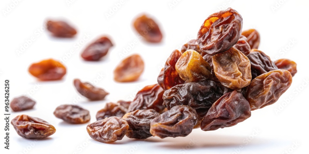 Raisins Close-Up A Macro Perspective of Dried Grapes, Food, Fruit, Snack, Raisin Raisins Close-Up A Macro Perspective of Dried Grapes, Food, Fruit, Snack, Raisin
