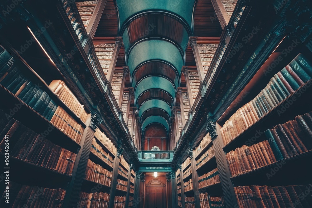 Timeless Library Full of Knowledge and History.. Timeless Library Full of Knowledge and History..
