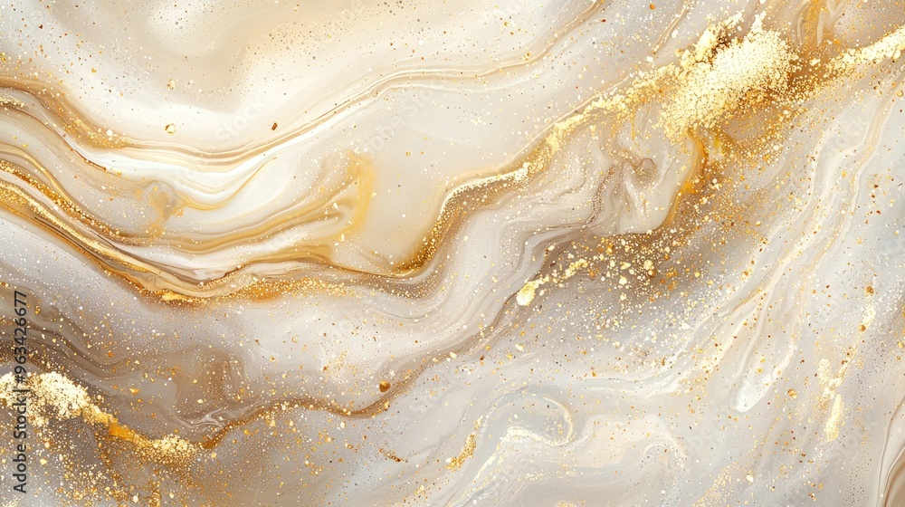 Obraz premium glittering baby beige marble texture that appears organic and fluid,fairycore, princesscore, unicorncore,ultra detailed , Gutai group,