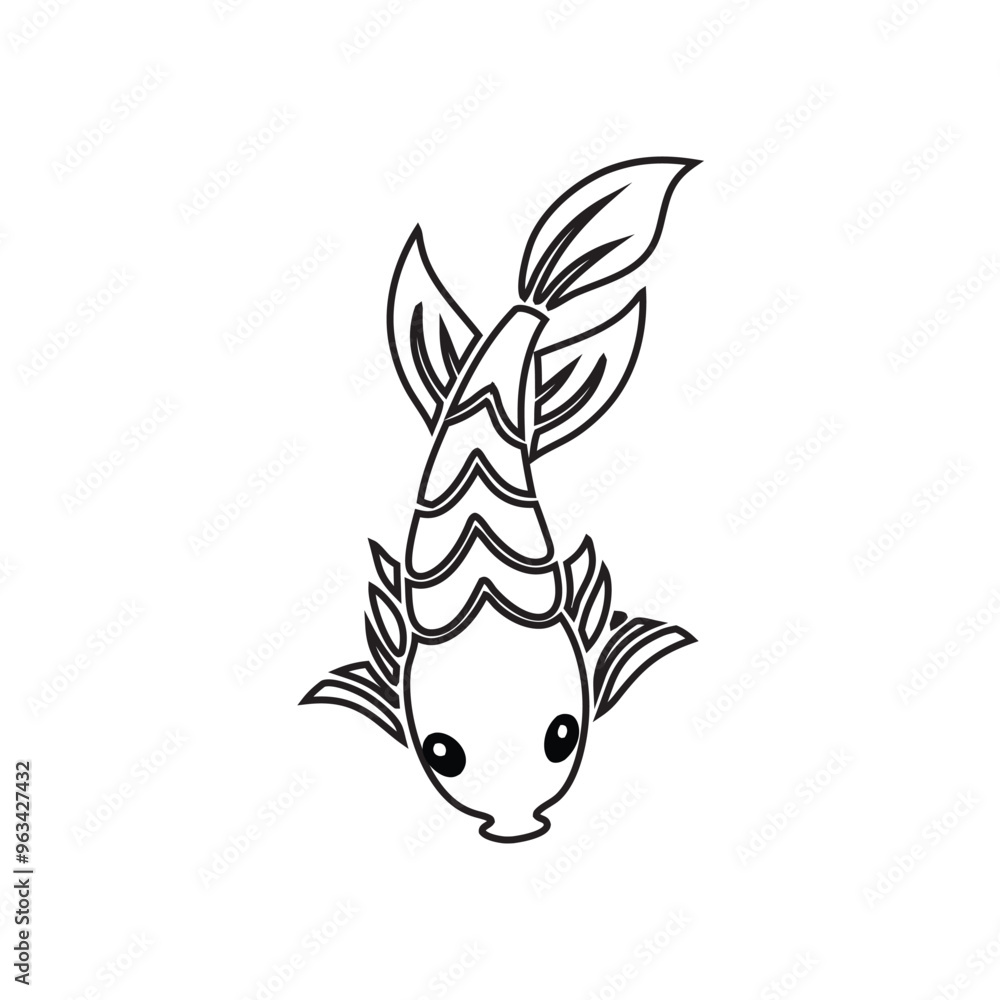 Obraz premium Fish vector design. Ai generated