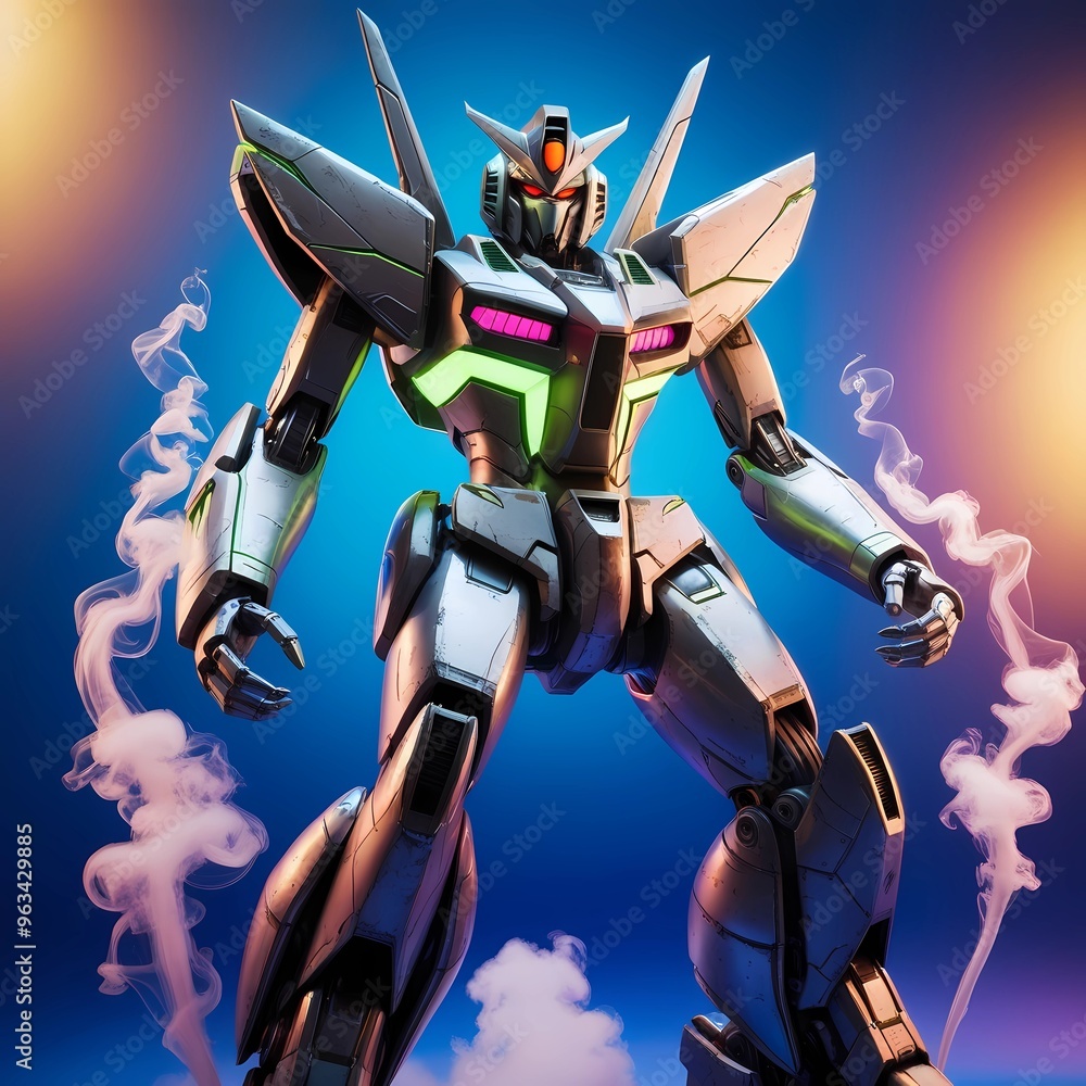 Naklejka premium rock star on stage