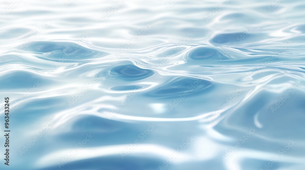 Abstract blue and white liquid background with smooth waves. Abstract blue and white liquid background with smooth waves.