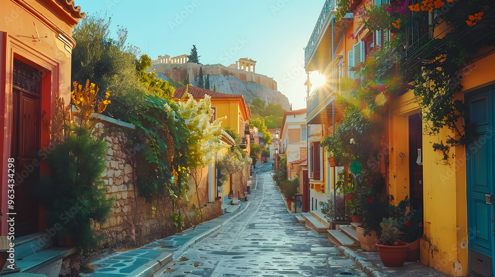 Fototapeta premium Athens Greece travel destination, Tour tourism exploring