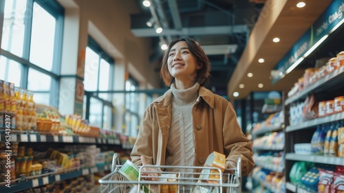 The Happy Shopper in Aisle photo