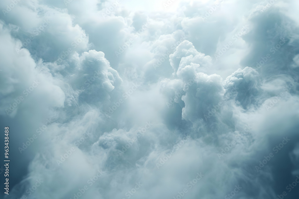 Dramatic Sky Abstract Background - Billowing Clouds and Sunlight Dramatic Sky Abstract Background - Billowing Clouds and Sunlight