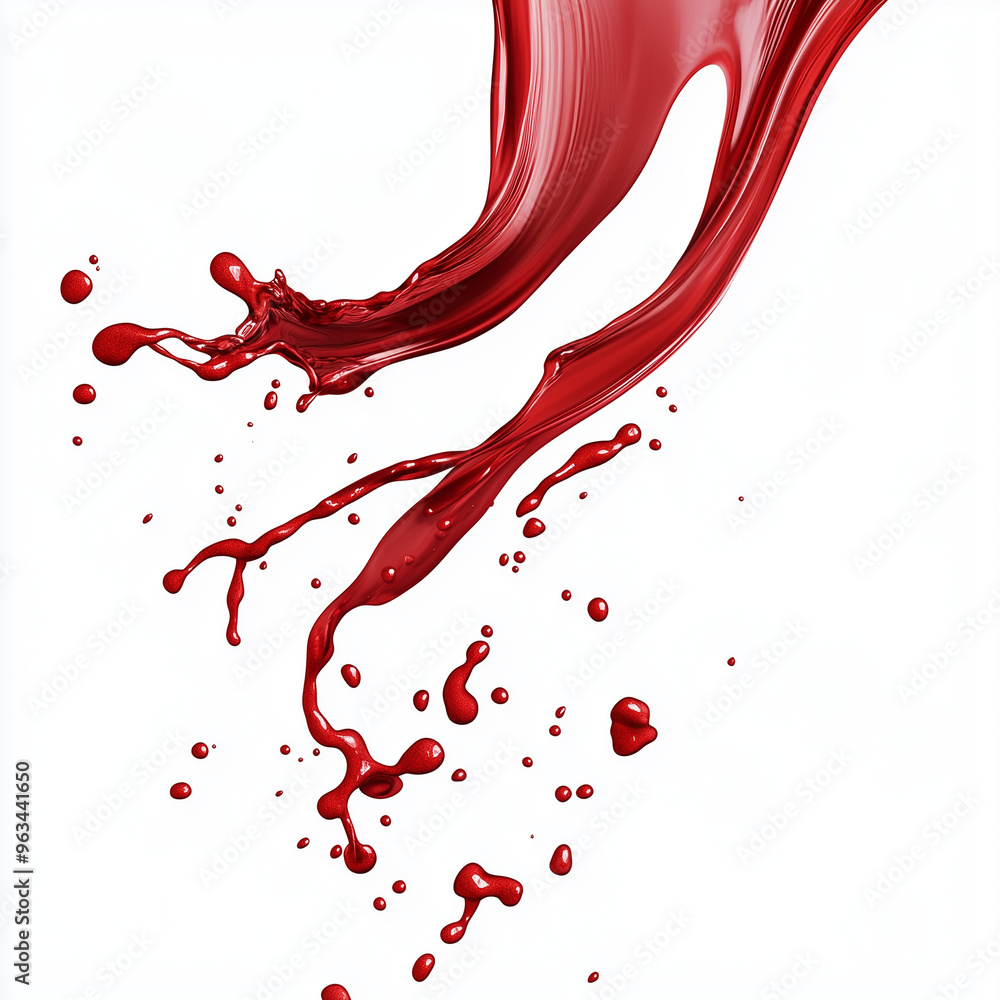 red liquid splash red liquid splash