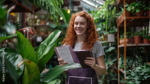 The Gardener with Beautiful Plants