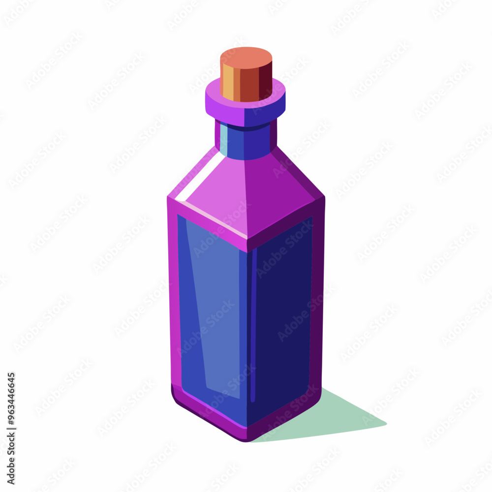 3d bottle isolated 3d bottle isolated