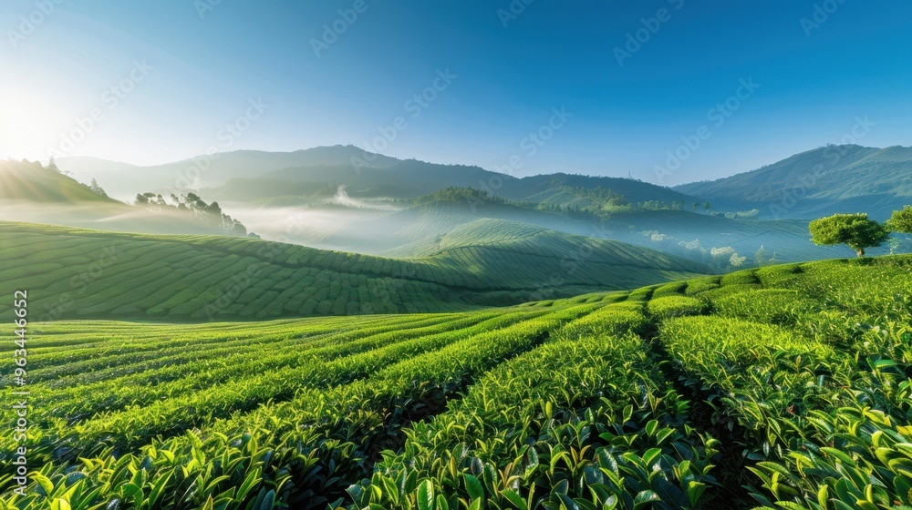 The Serene Tea Plantation View The Serene Tea Plantation View
