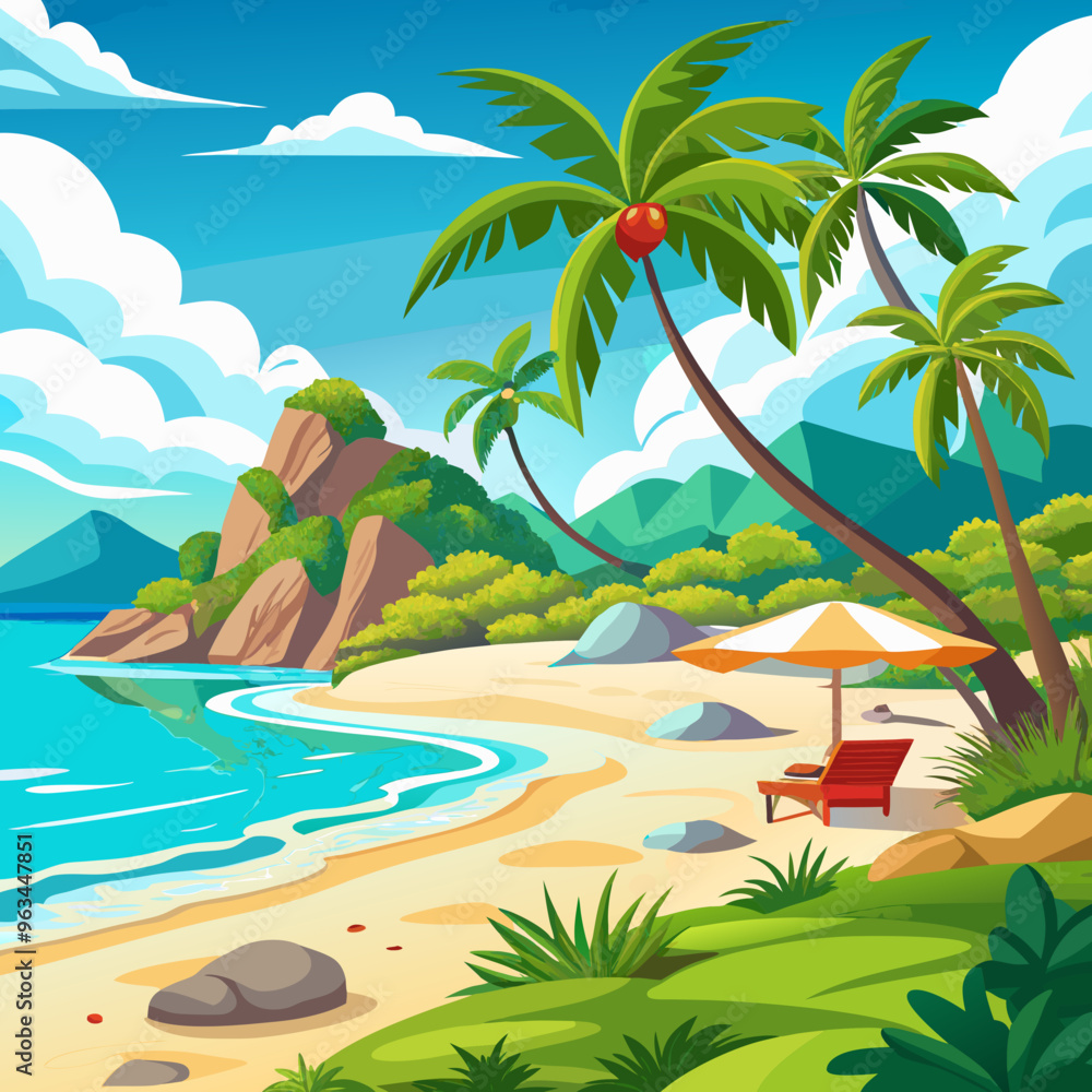 beach with trees beach with trees