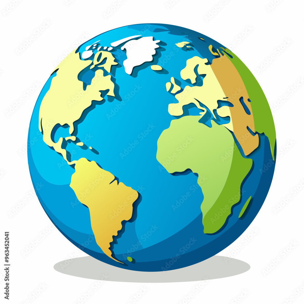globe isolated globe isolated
