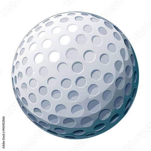 golf ball isolated on white