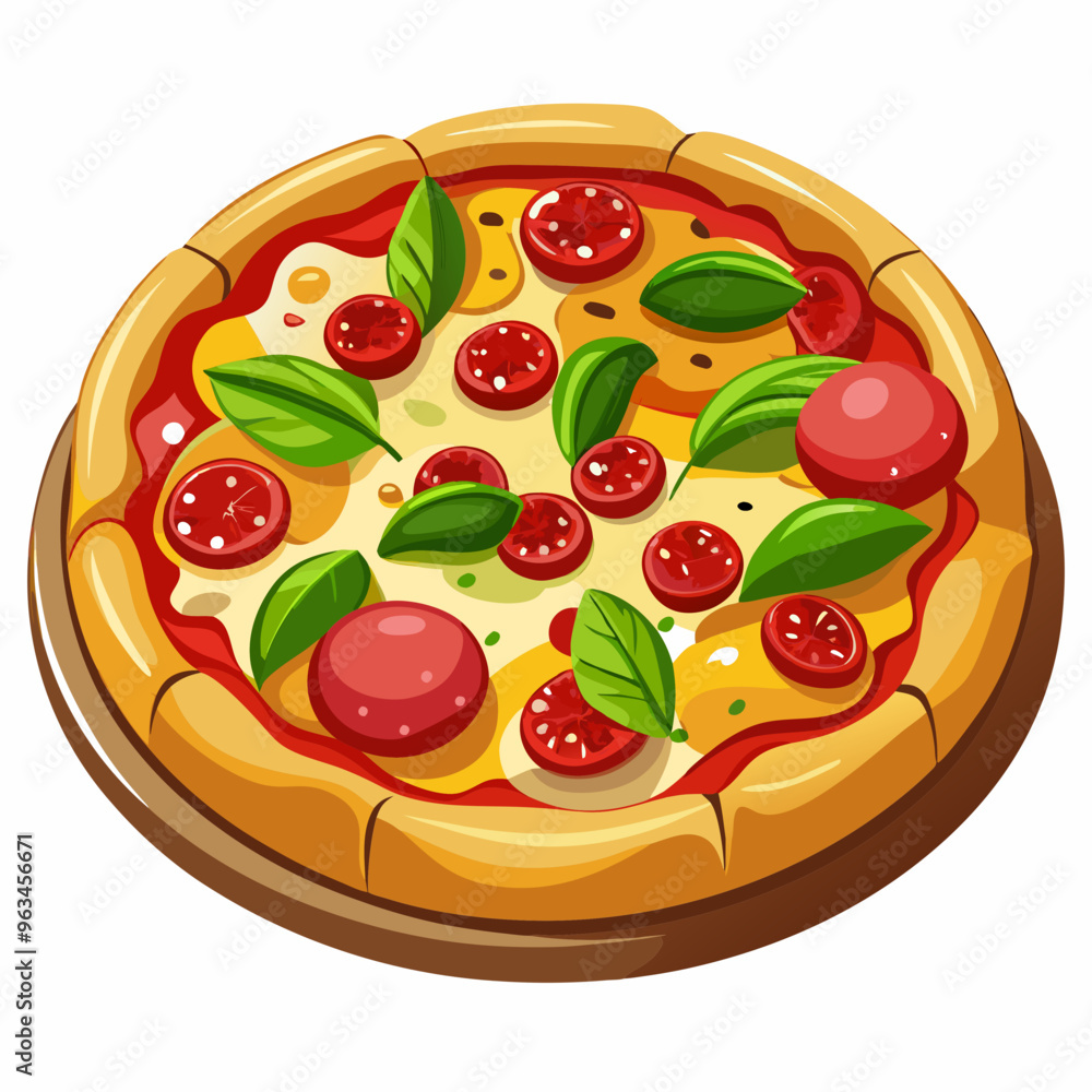 pizza with salami pizza with salami
