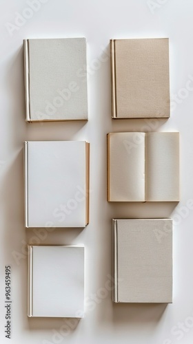 Wallpaper Mural set of magazine covers from different sides on a white background mock up  Torontodigital.ca