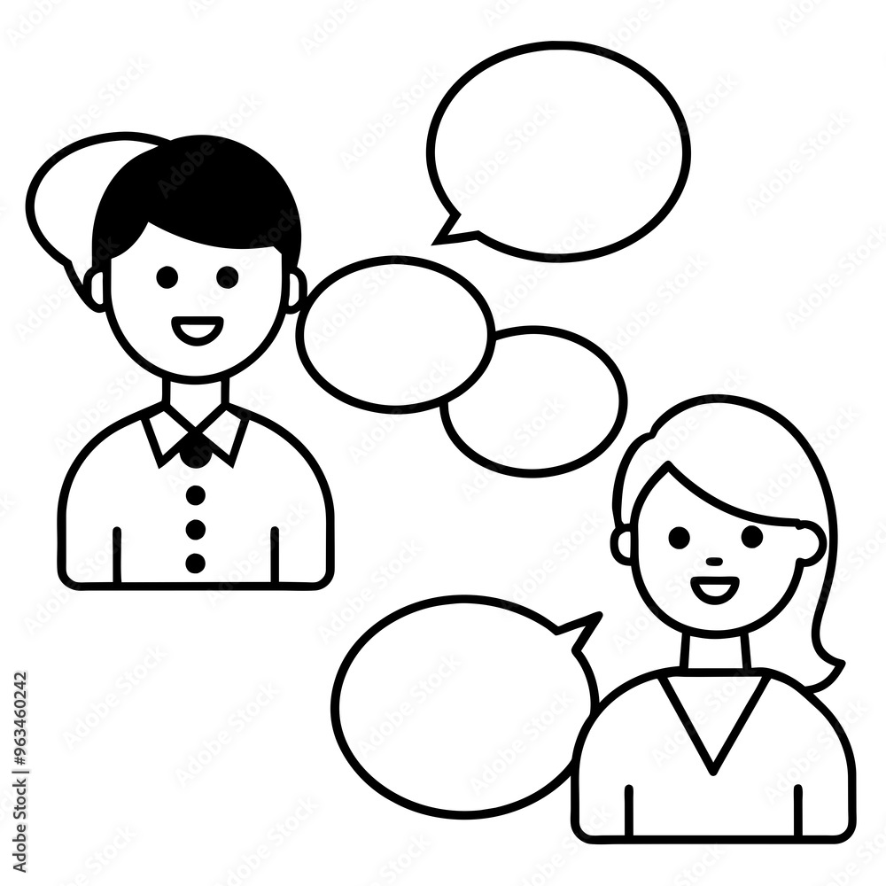 Social Community Message people human vector illustration art Social Community Message people human vector illustration art