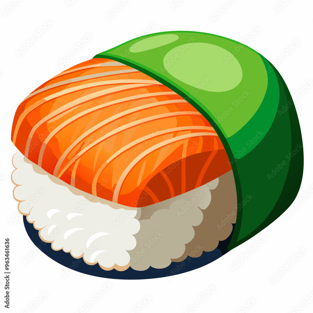 sushi with salmon sushi with salmon