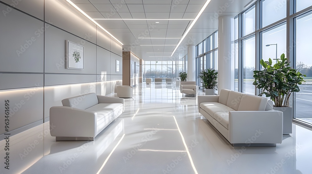 Fototapeta premium Cutting-Edge Medical Facility Dedicated to Personalized Healthcare Innovation and Exceptional Patient-Centered Care