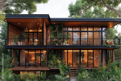 House Cut With Interiors